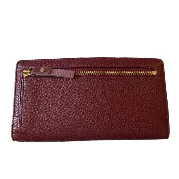 Kate Spade Bifold Purple Lavender Snap Wallet - Picture 2 of 10